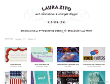 Tablet Screenshot of laurazito.com